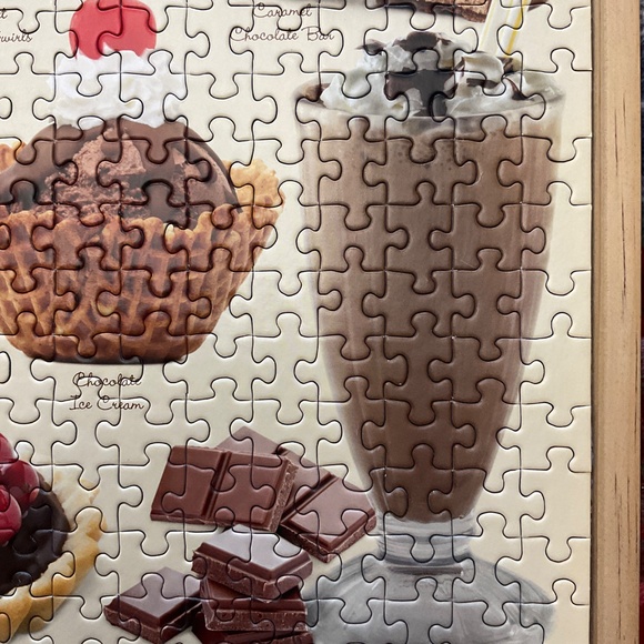 Eurographics Chocolate 1000 piece Jigsaw Puzzle Includes Brownie Recipe - Picture 9 of 9